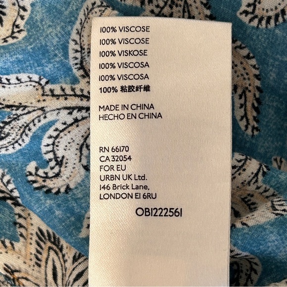 Anthropologie Pilcro Leilani Button Front Shirt Tunic Top Women’s Size Medium - Picture 9 of 15